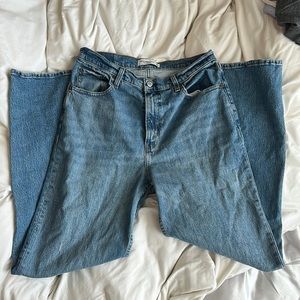 90’s straight ultra high rise abercrombie jeans